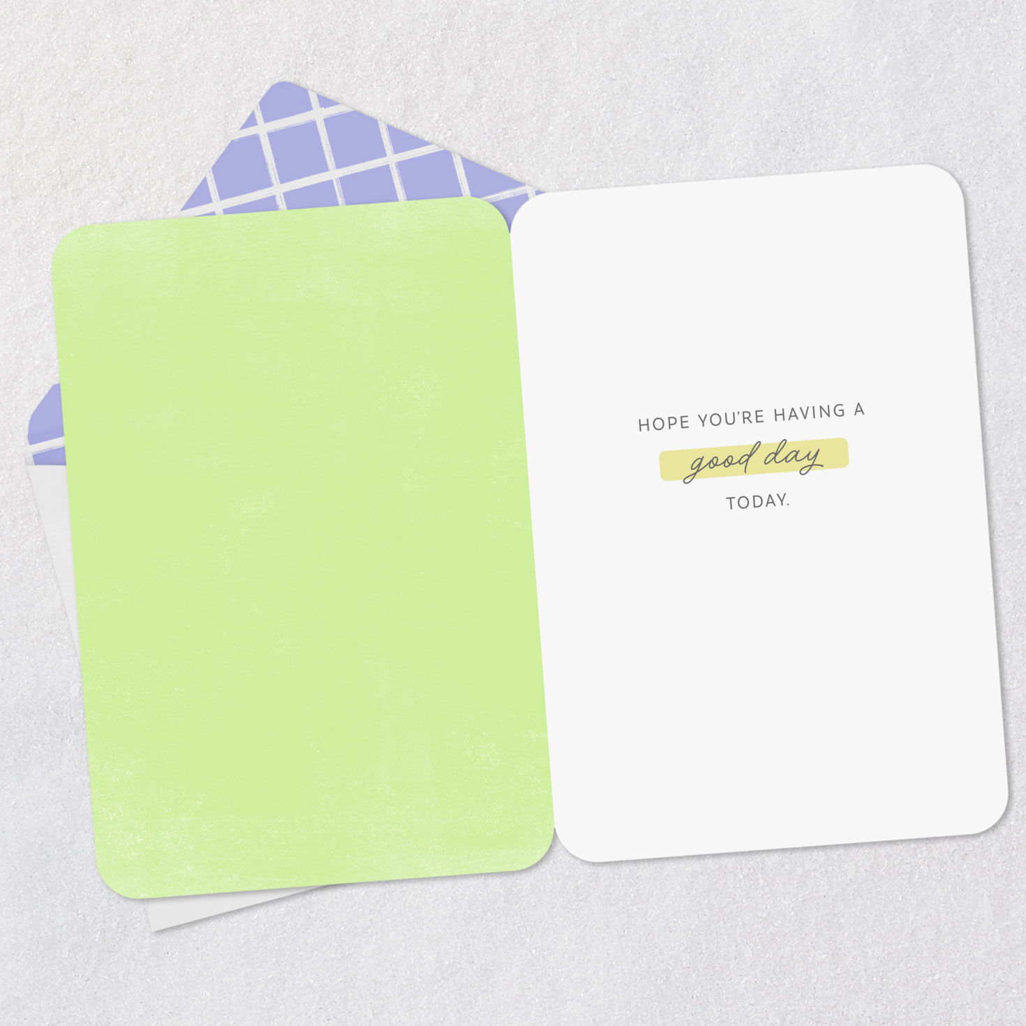 Daisy Flowers Thinking of You Card Open card with envelope image number 3