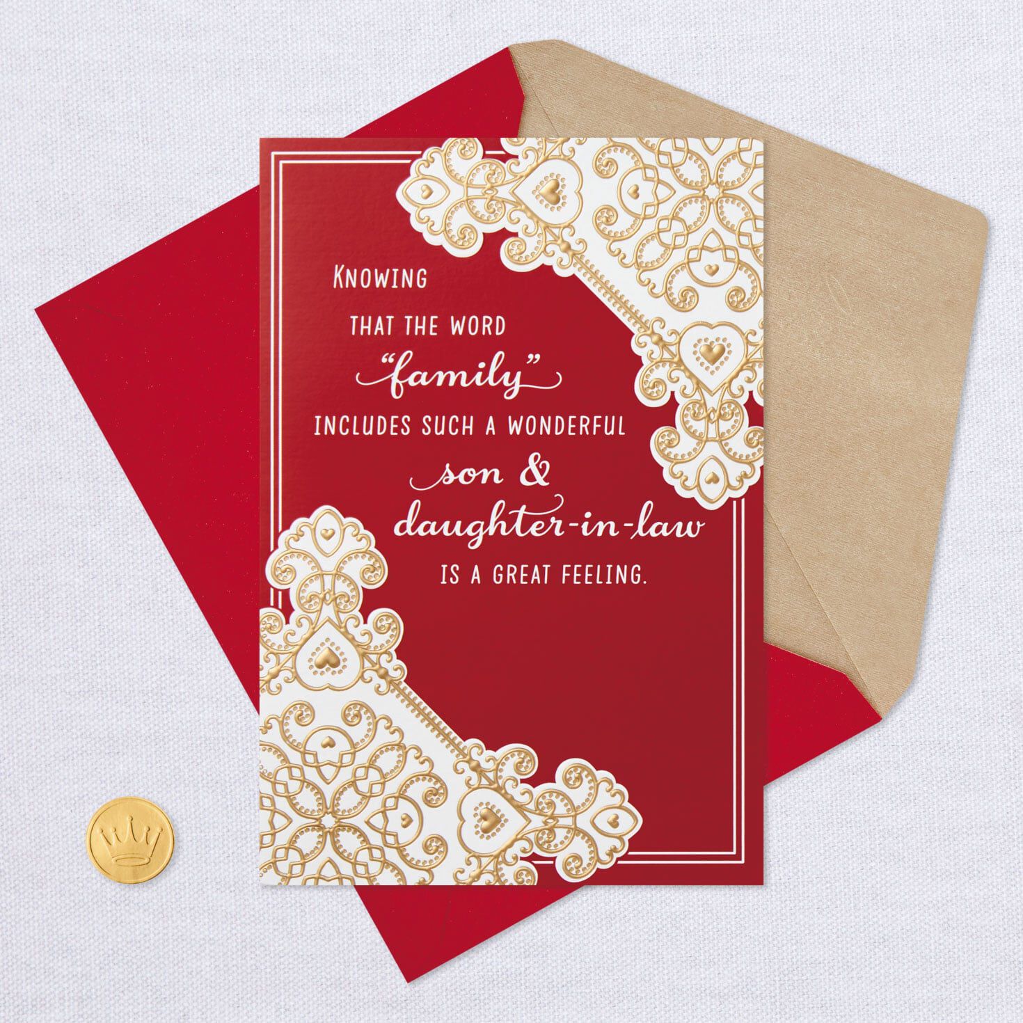 You Make Family Special Son and Daughter-in-Law Valentine's Day Card for only USD 5.59 | Hallmark