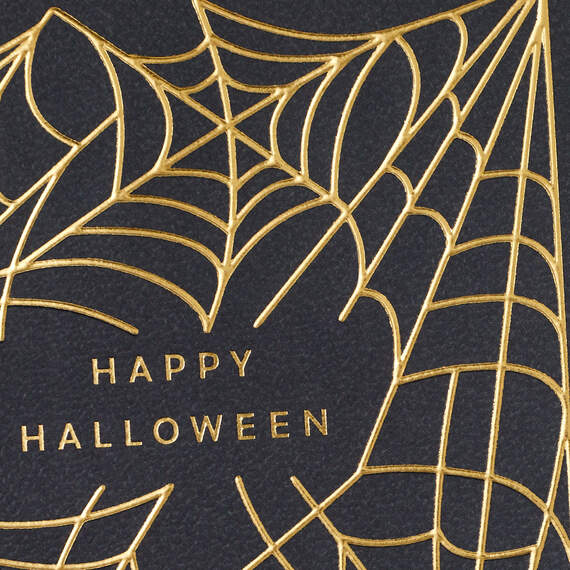 Happy Halloween Spiderweb Halloween Card, , large image number 4