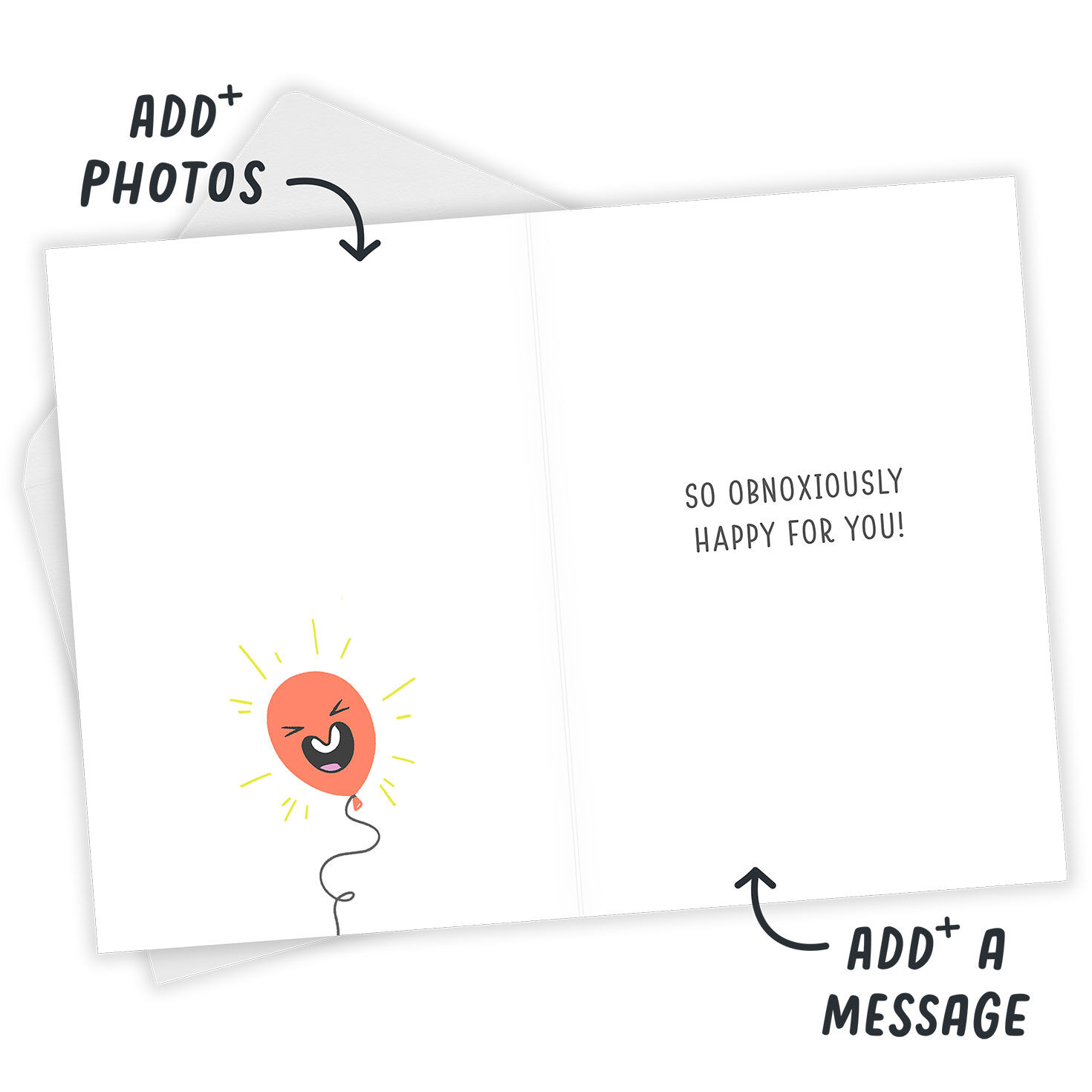 Obnoxiously Happy for You Custom Congratulations Card for only USD 4.99 | Hallmark