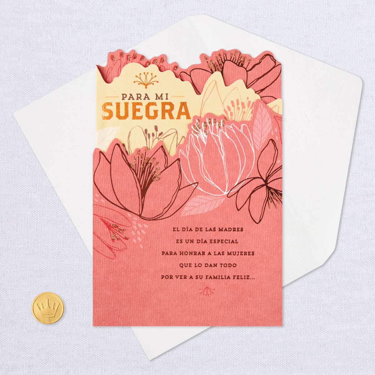To My MotherinLaw SpanishLanguage Mother's Day Card Greeting Cards