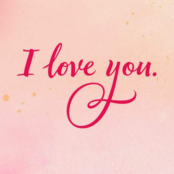 3.25" Mini I Love You Rose Petals Love Card, , large image number 2