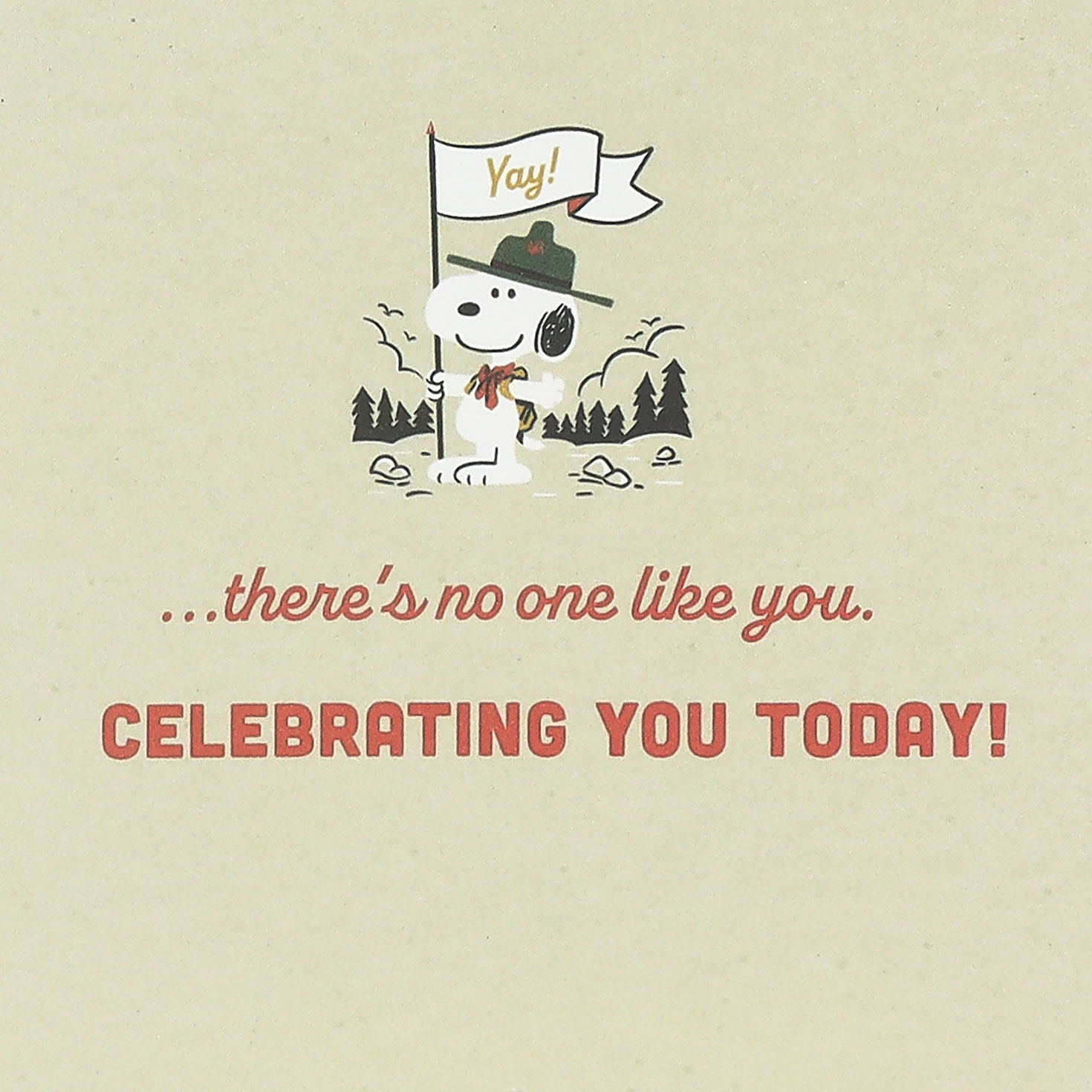 Peanuts® Beagle Scouts Compass No One Like You Birthday Card for only USD 4.59 | Hallmark