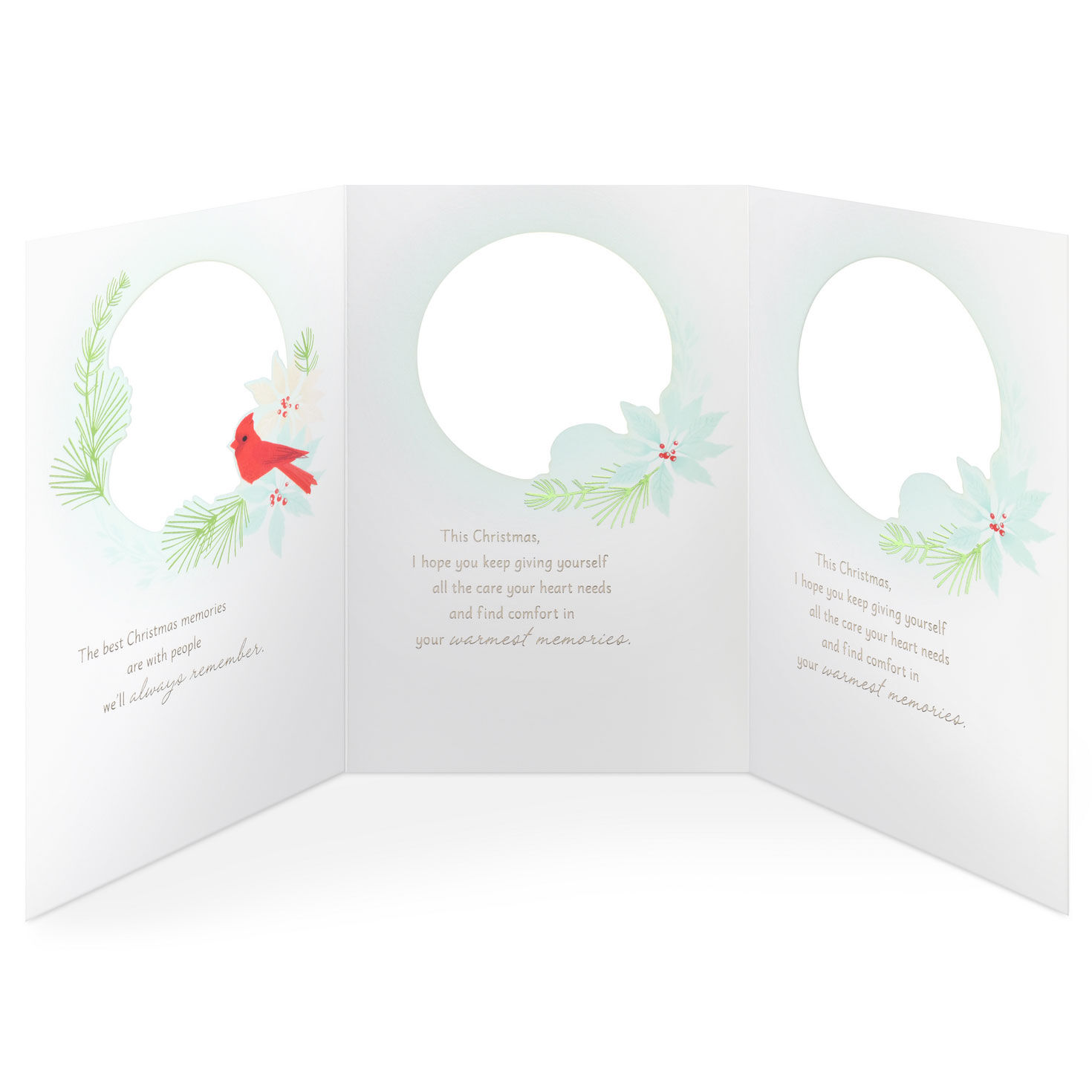 Comfort in Your Warmest Memories Christmas Sympathy Card, , large image number 2