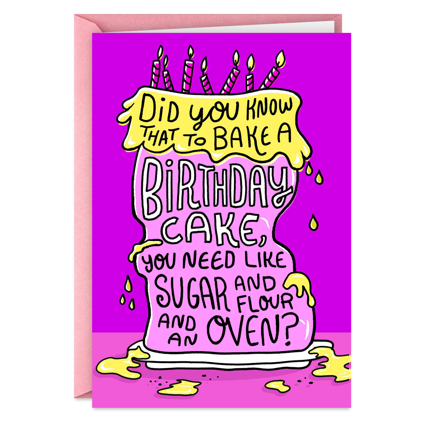 Pardon My Domestic Skills Funny Birthday Card