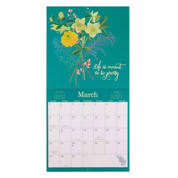 Hello, Beautiful Day 2020 Wall Calendar, 12-Month, , large image number 2