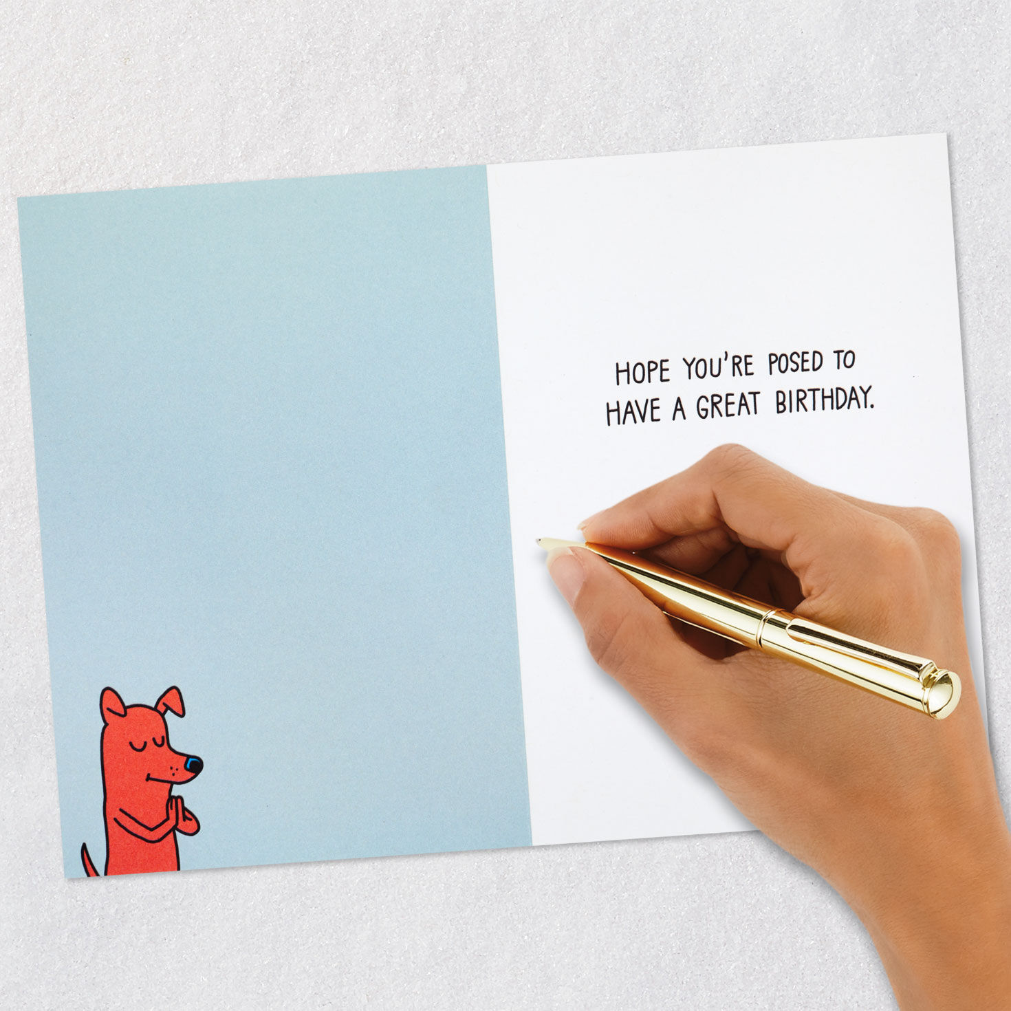 Dogs Doing Yoga Poses Funny Birthday Card for only USD 4.49 | Hallmark
