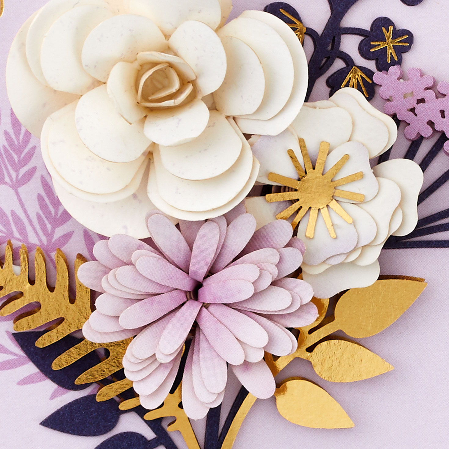 3D Flower Bouquet Mother's Day Card for Mom Card Front Detail image number 4