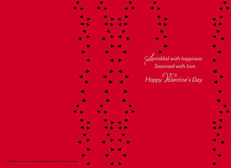 Salt and Pepper Valentine's Day Card