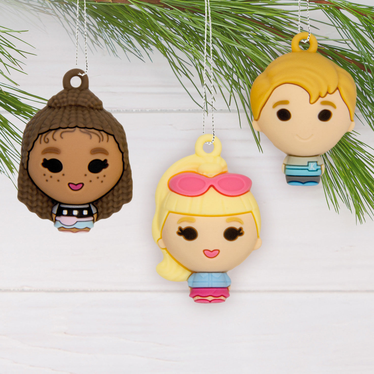 Mini Barbie&trade; Shatterproof Hallmark Ornaments, Set of 6, , large image number 2