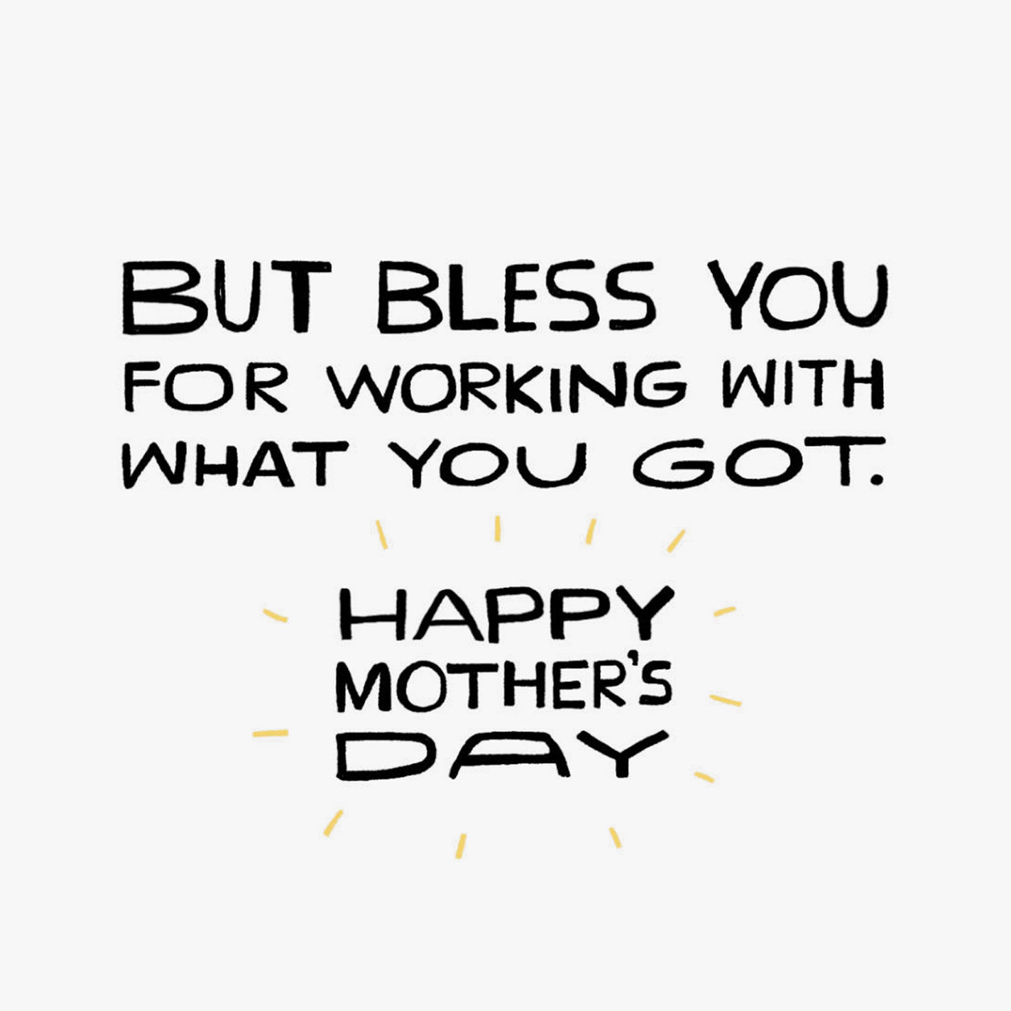 Cartoon Squirrel Funny Mother's Day Card for Mom Sentiment image number 2