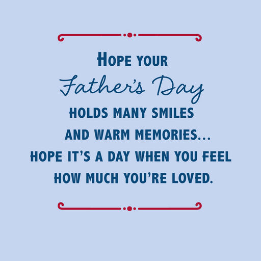 Hope You Feel the Love Father's Day Card, 