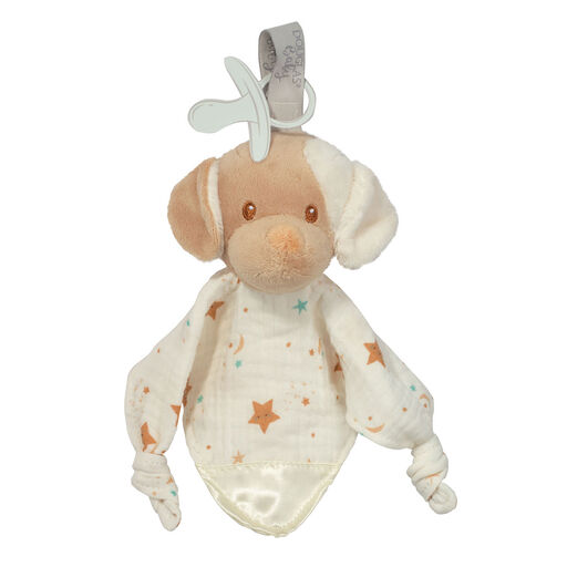 Douglas Cuddle Toys Auggie Tan Puppy Paci Lovey, 8", 