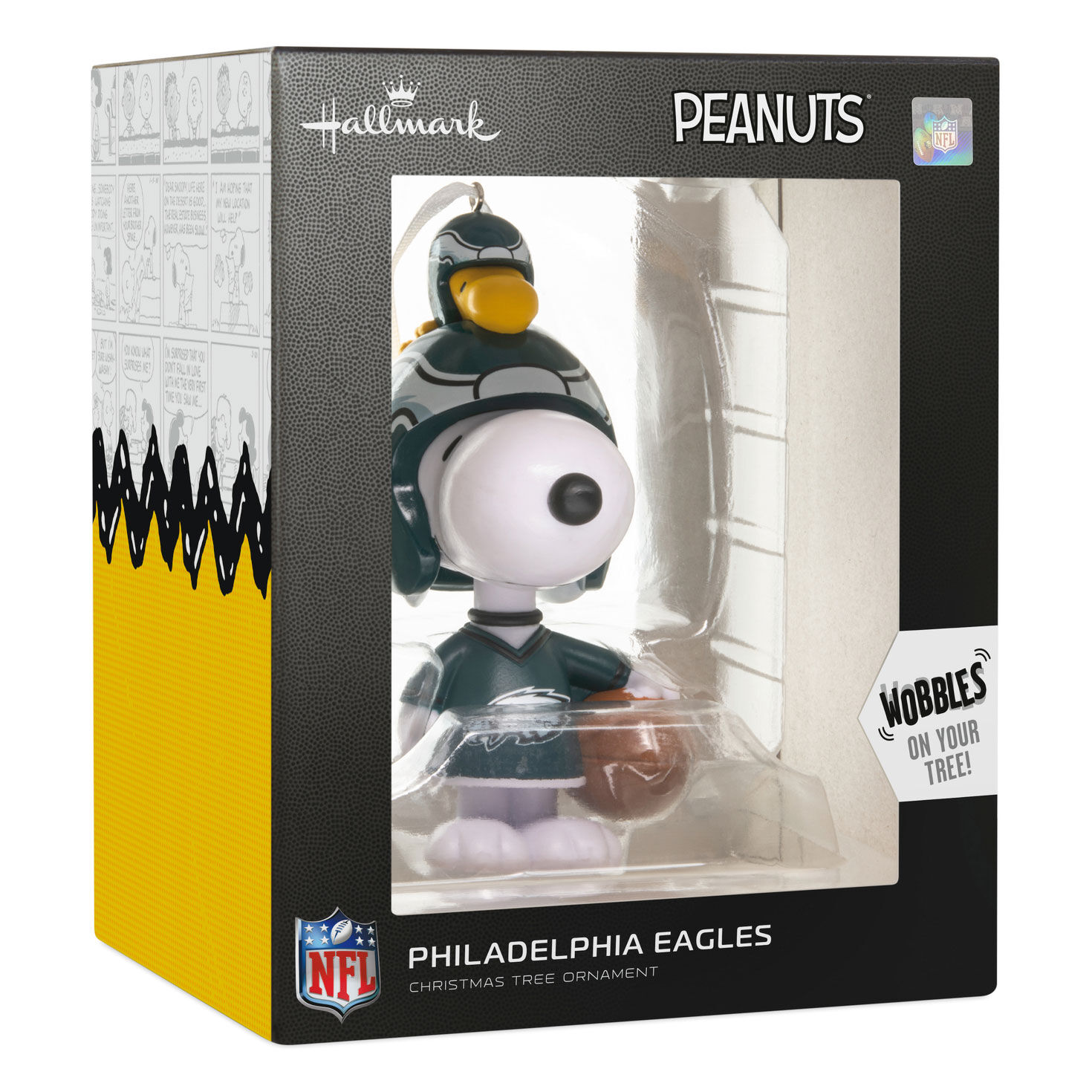 Snoopy Philadelphia Eagles Christmas Ornament  image number 7