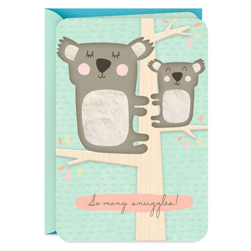 Two Koalas So Many Snuggles New Baby Card, 
