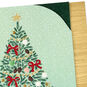 Elegant Tree on Green Christmas Card for Grandma Card Front Detail image number 5