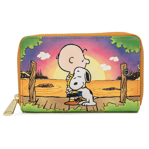 Loungefly Peanuts Charlie Brown and Snoopy Sunset Wallet, 