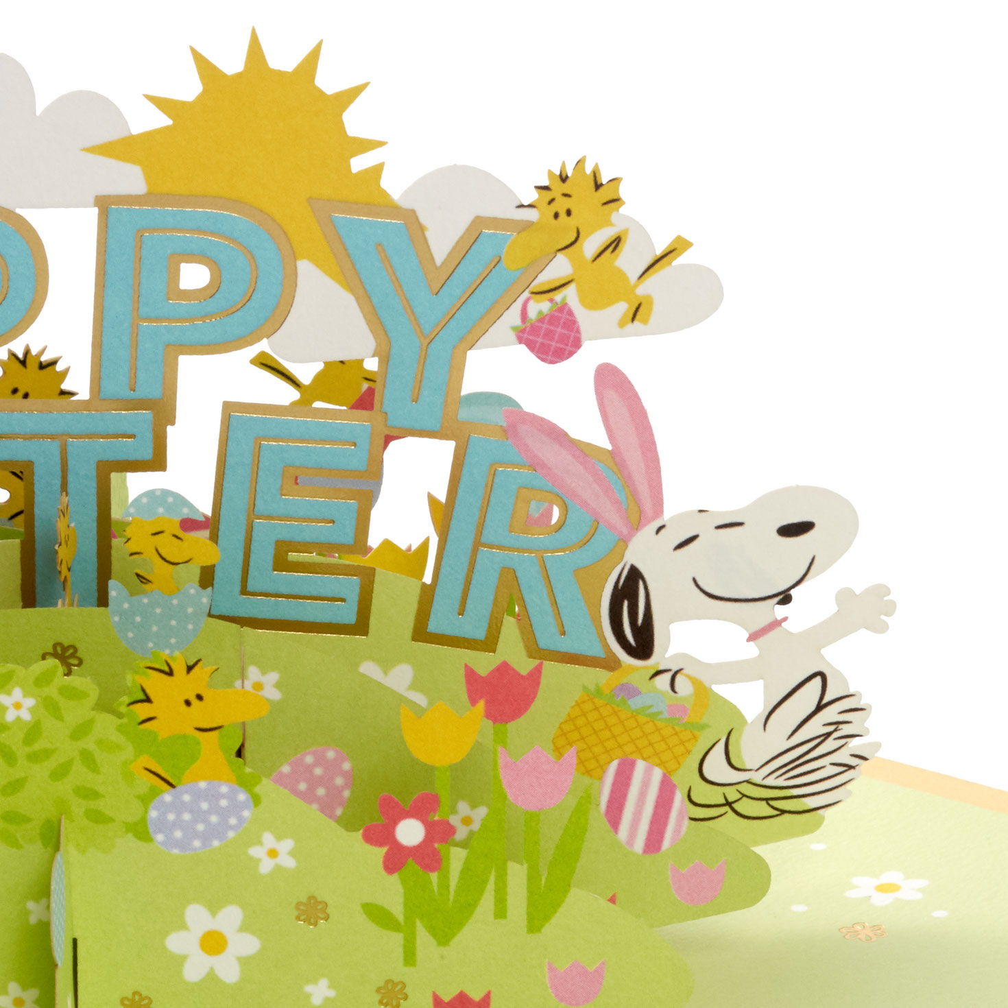 Peanuts&reg; Snoopy and Woodstock Easter Wonders 3D Pop-Up Easter Card, , large image number 5