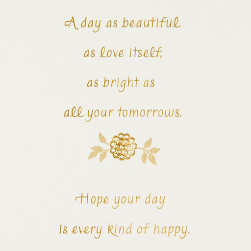 Floral Mr. and Mrs. Wedding Card, 