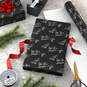 Tis the Season on Black Christmas Wrapping Paper, 35 sq. ft., , large image number 3