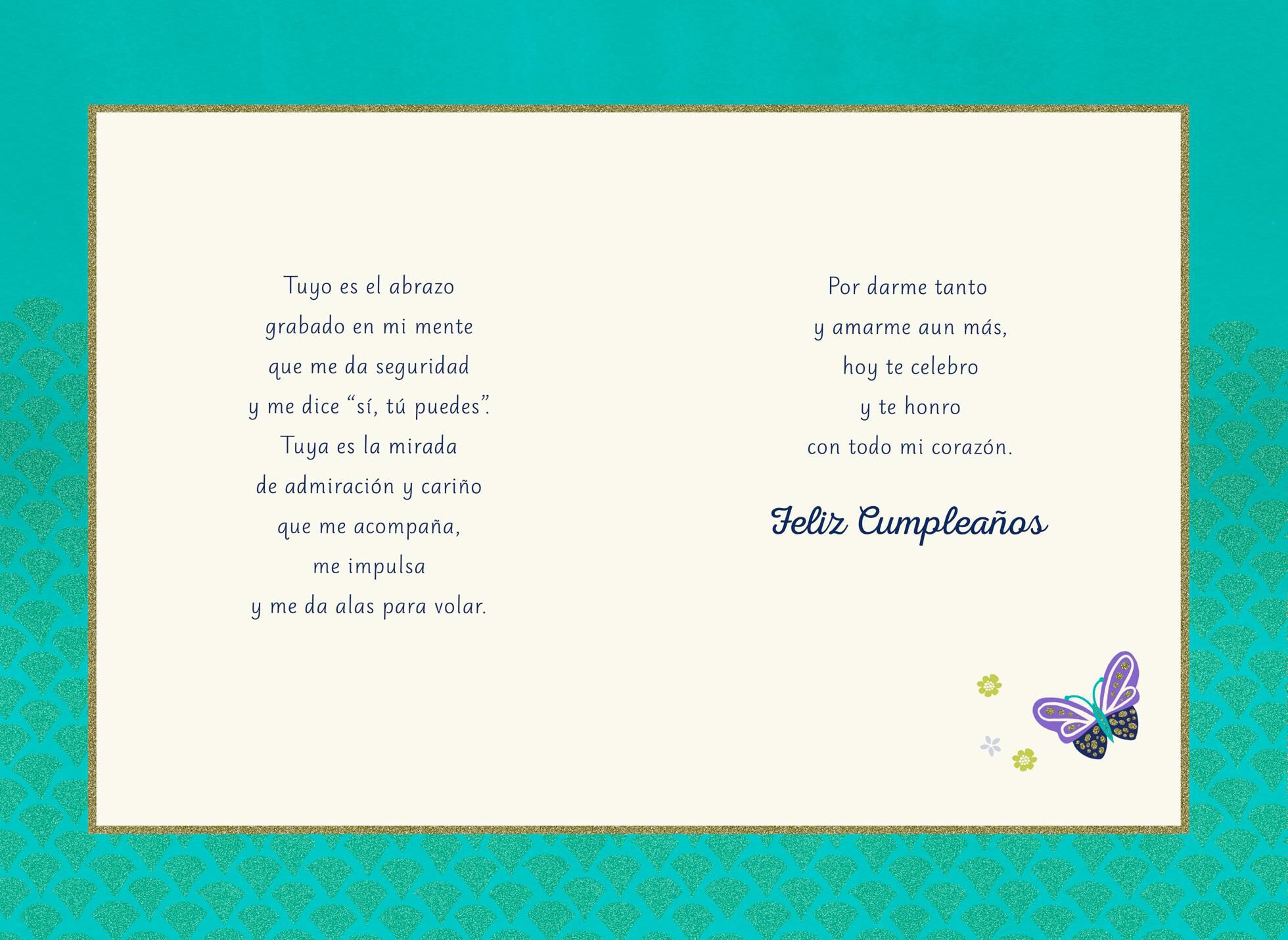 Your Voice Spanish-Language Birthday Card for Mom