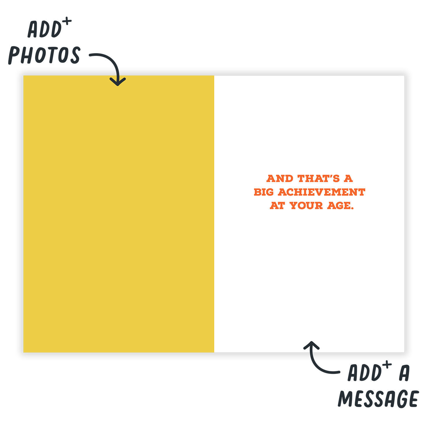 You're Alive Banner Personalized Birthday Card  image number 3