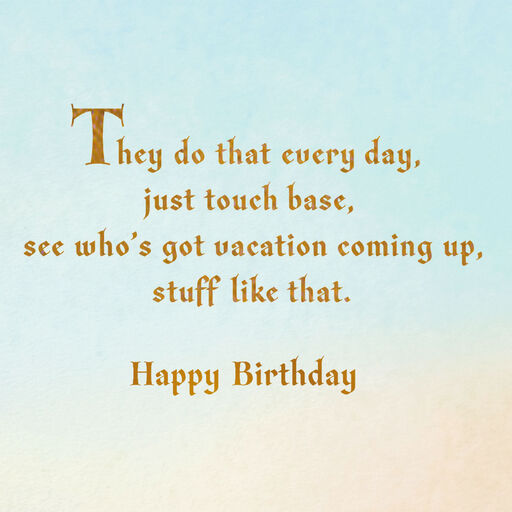 Angels Get Together Funny Birthday Card, 
