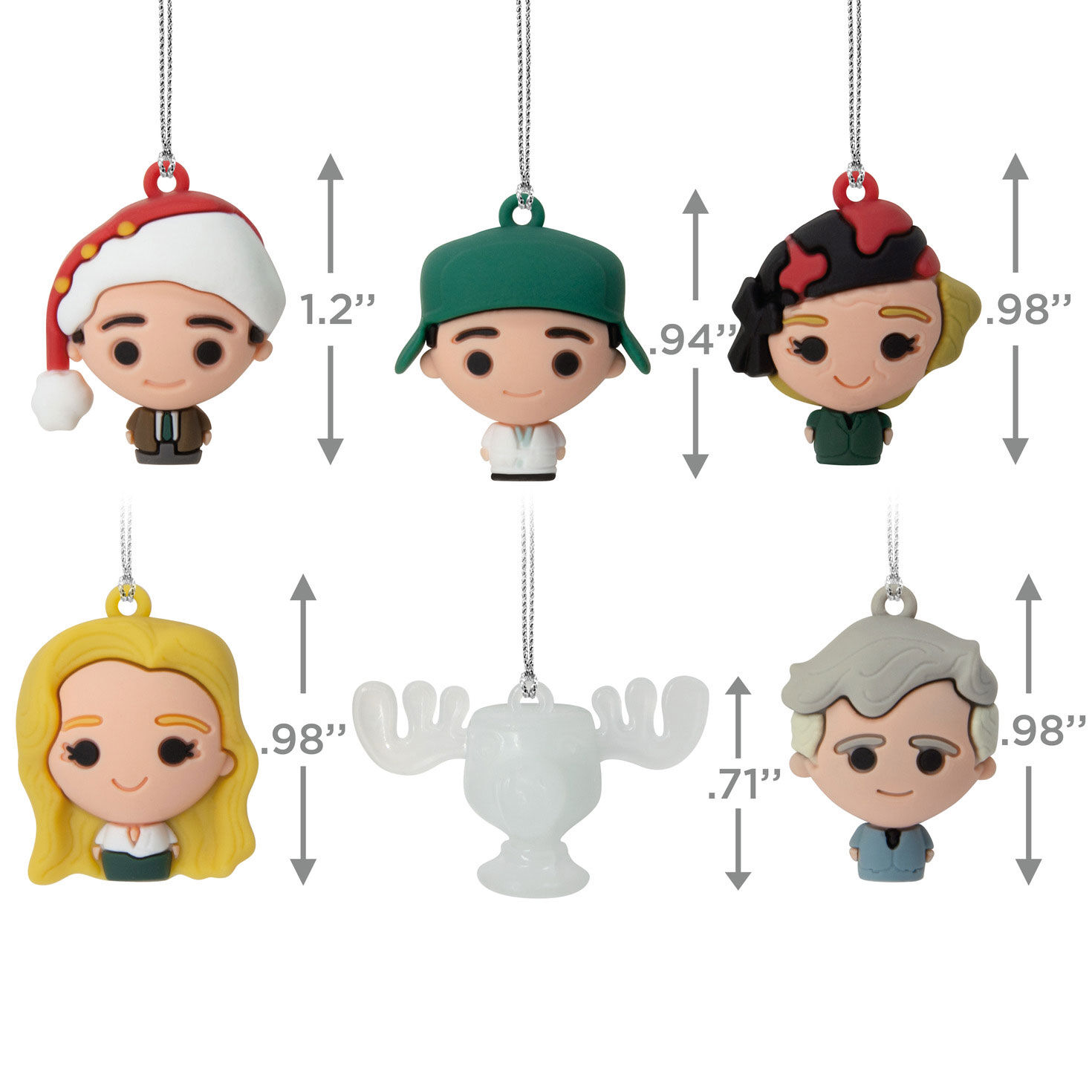 Mini National Lampoon's Christmas Vacation&trade; Shatterproof Hallmark Ornaments, Set of 6, , large image number 3