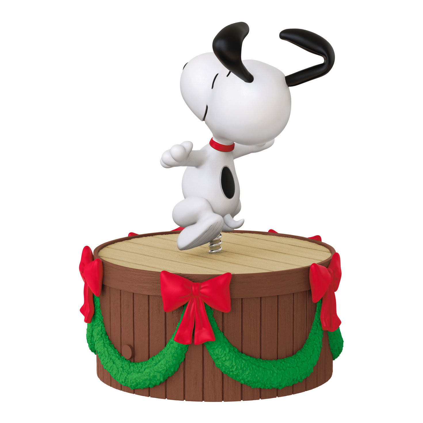 Dancing Snoopy Mini Tree Topper With Lights Back image number 5