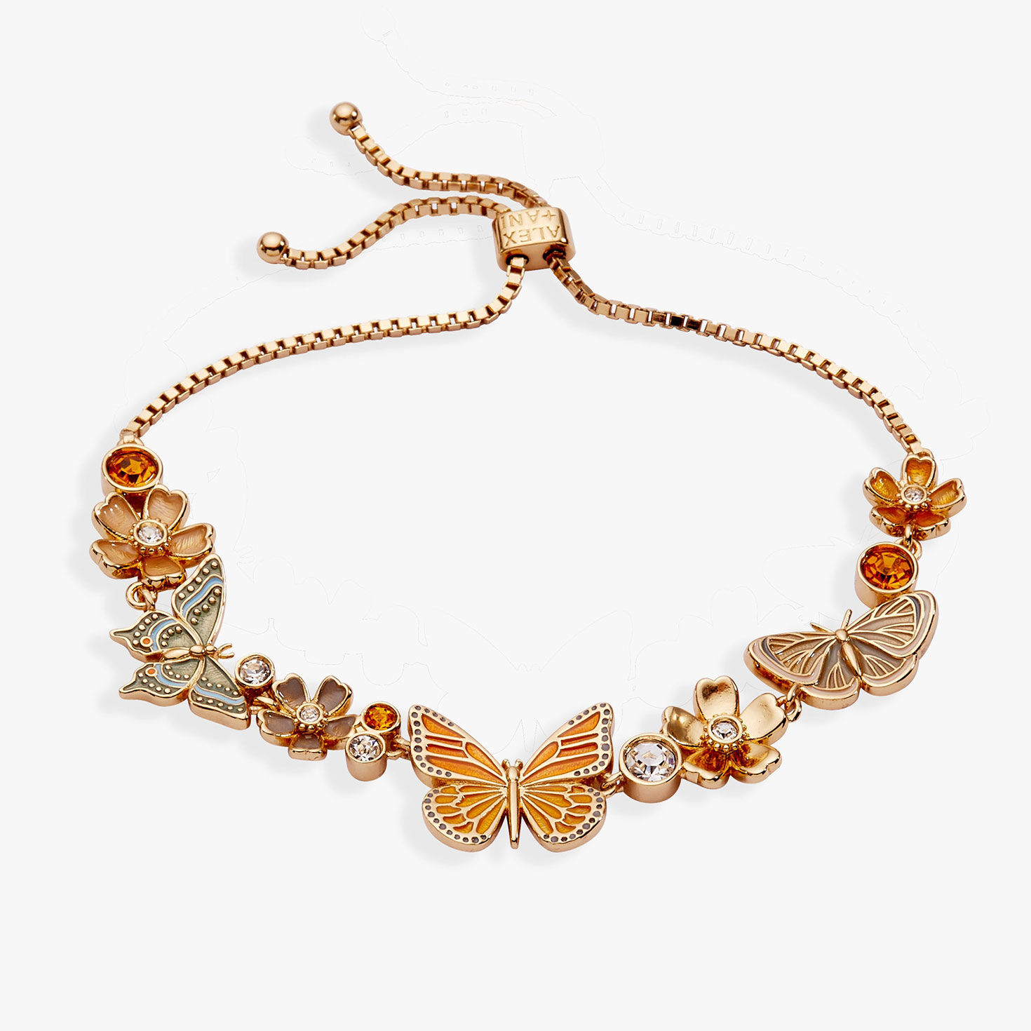Alex And Ani New York Botanical Garden® Butterfly Inline Bolo