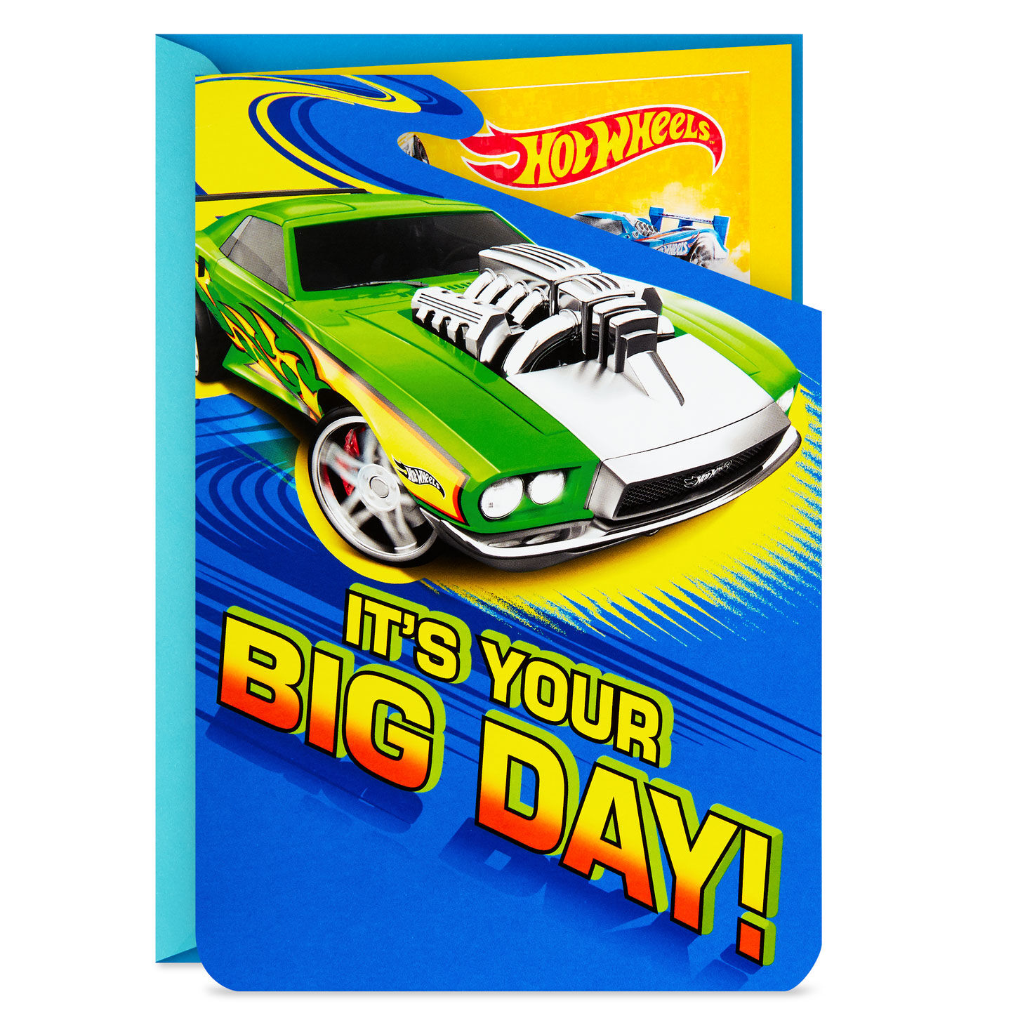 Details about   Hot Wheels Racing Greeting  Card Birthday 6.5 x 9" Large 