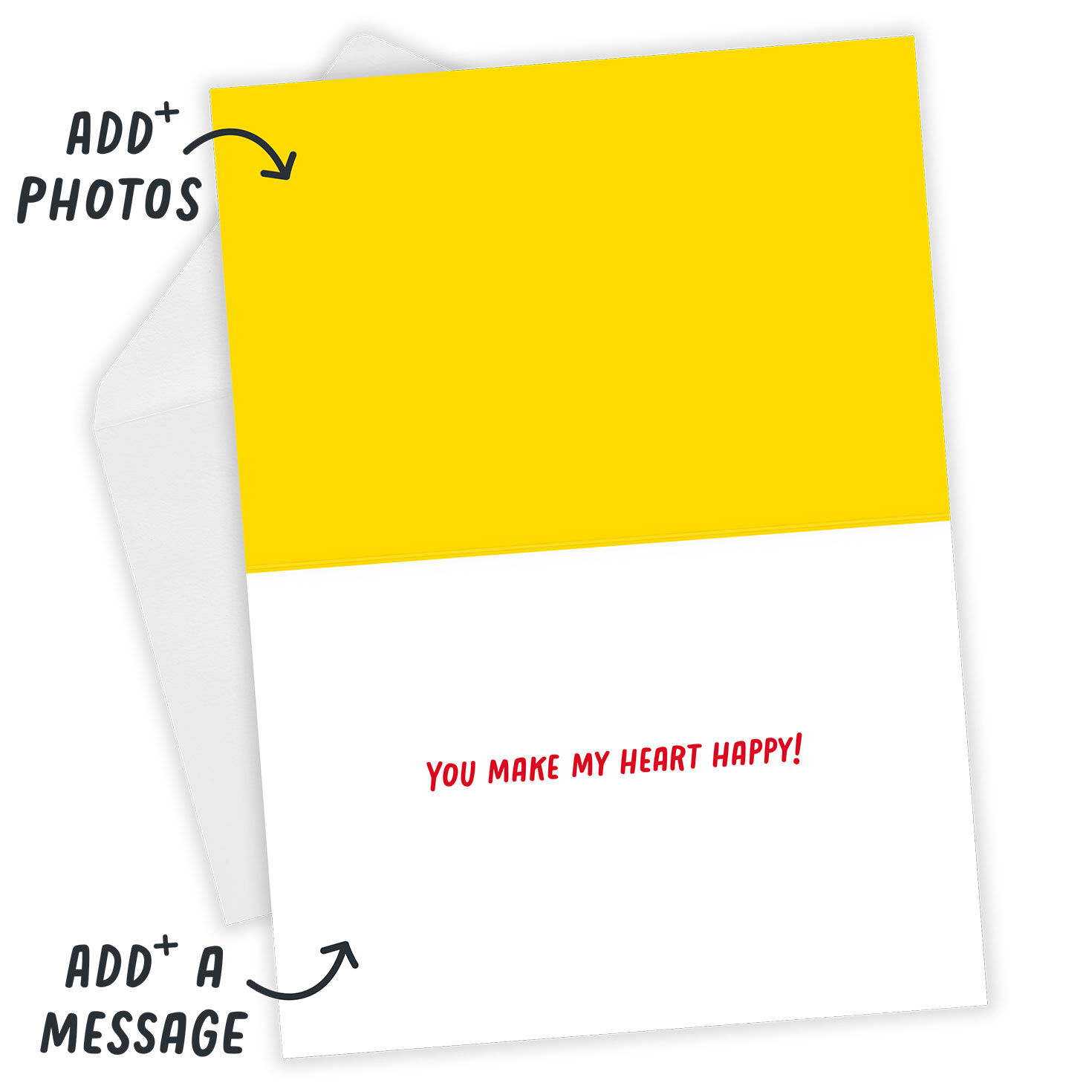 Happy Heart Custom Love Card, , large image number 4