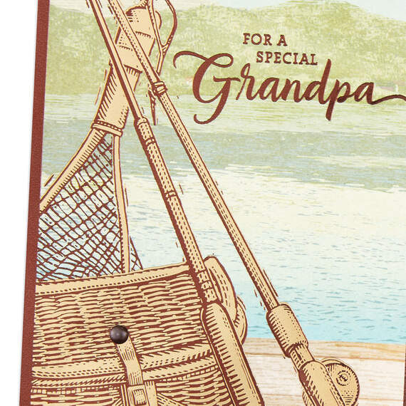 Fishing Poles Father's Day Card for Grandpa, , large image number 4