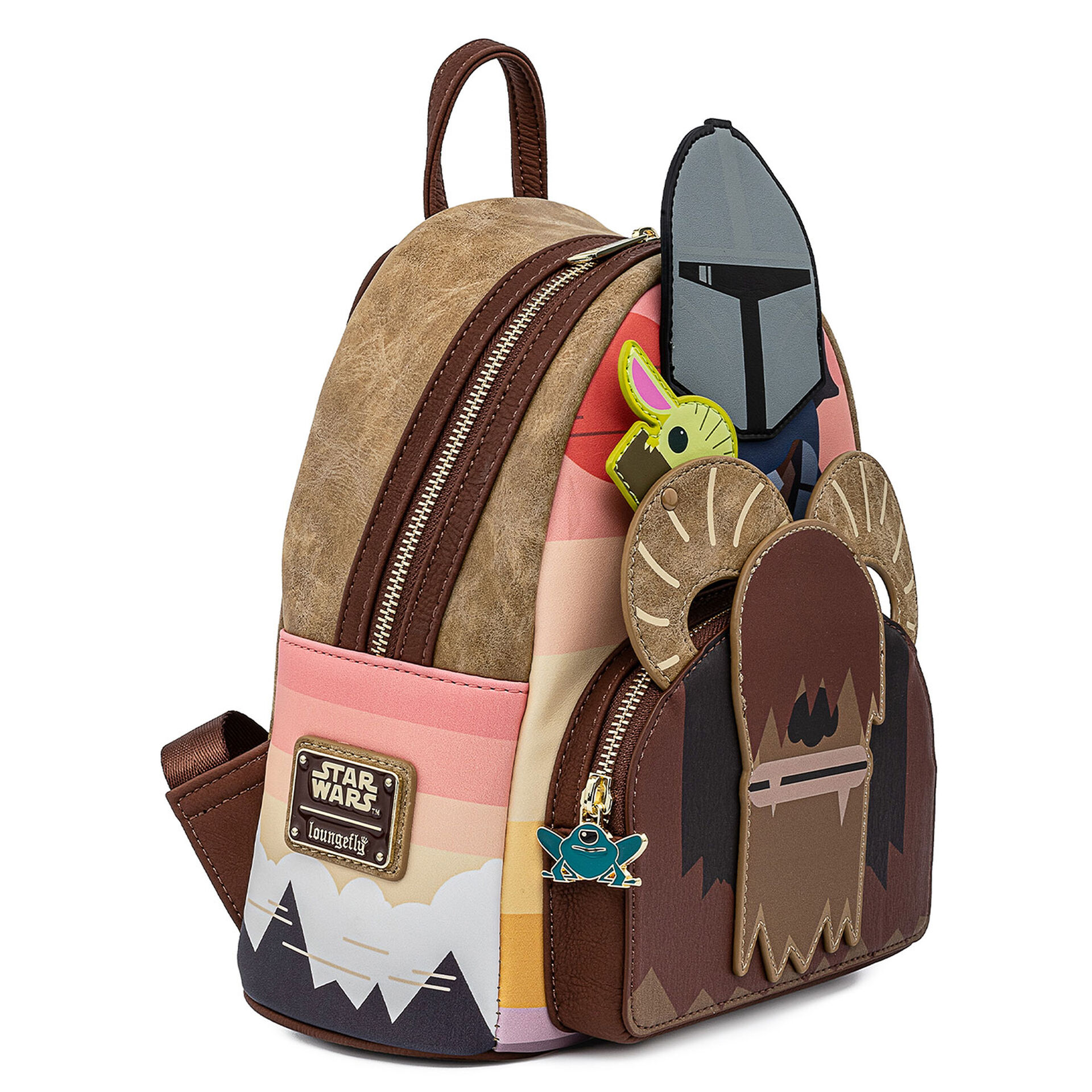 Loungefly Star Wars: The Mandalorian Grogu Bantha Ride Mini Backpack