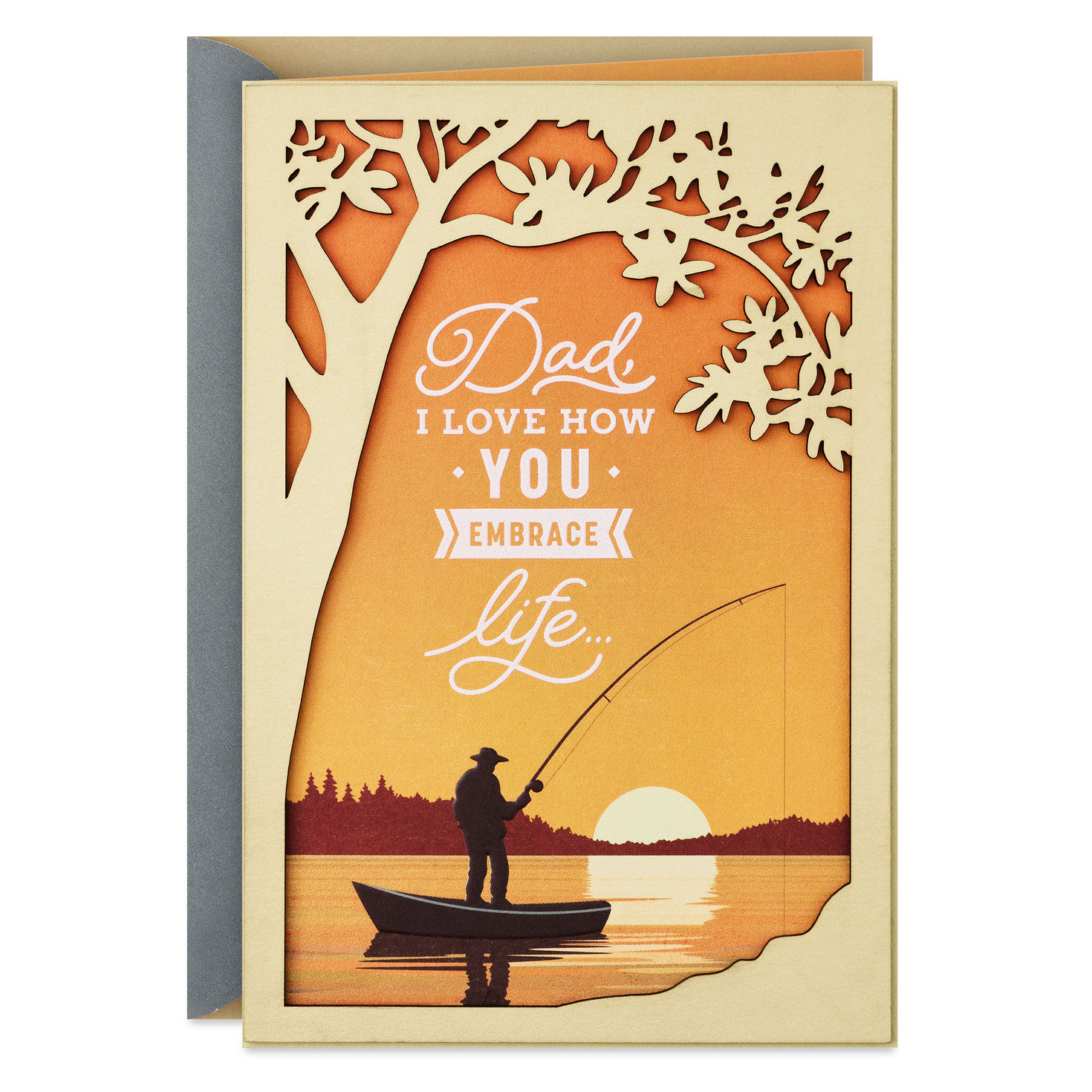 I Love How You Embrace Life Birthday Card for Dad