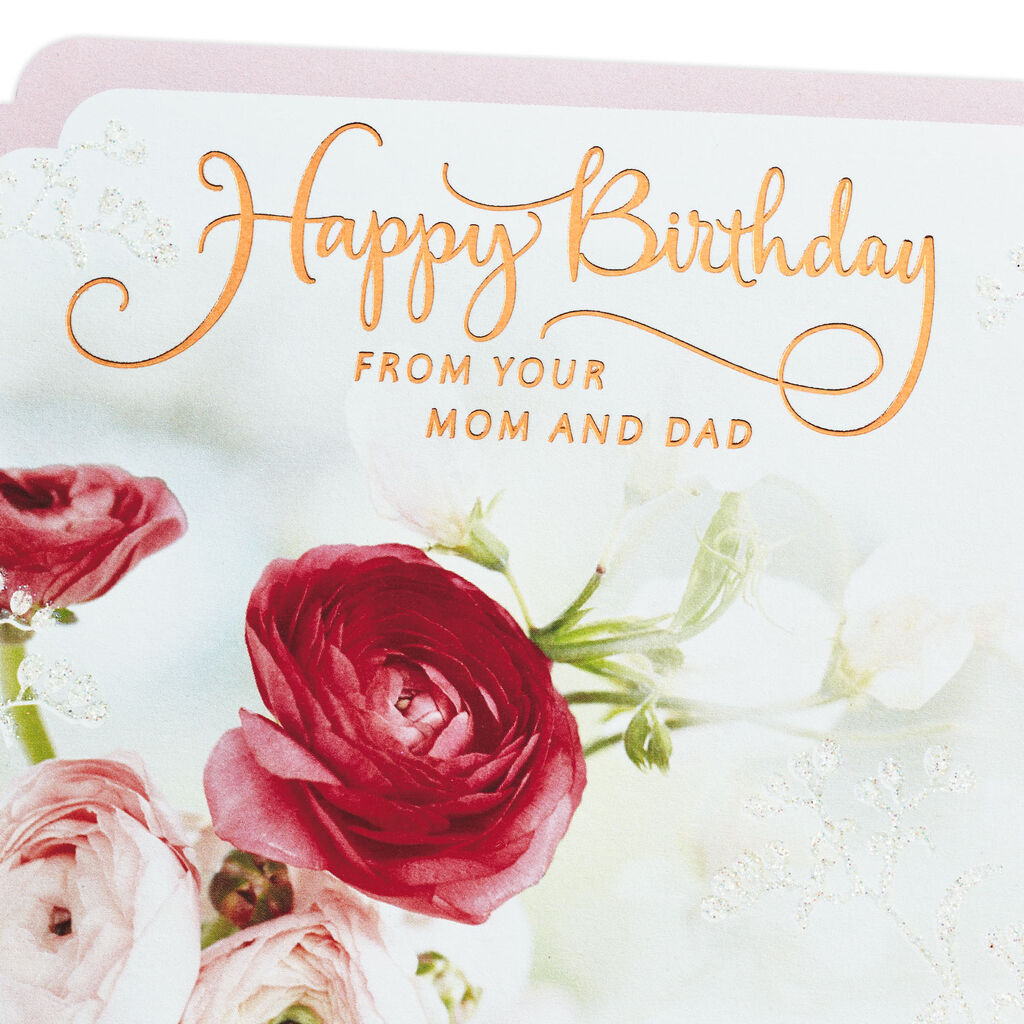 Wishes For A Wonderful Daughter Birthday Card From Mom And Dad