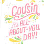 All-About-You Day Birthday Card for Cousin, , large image number 4