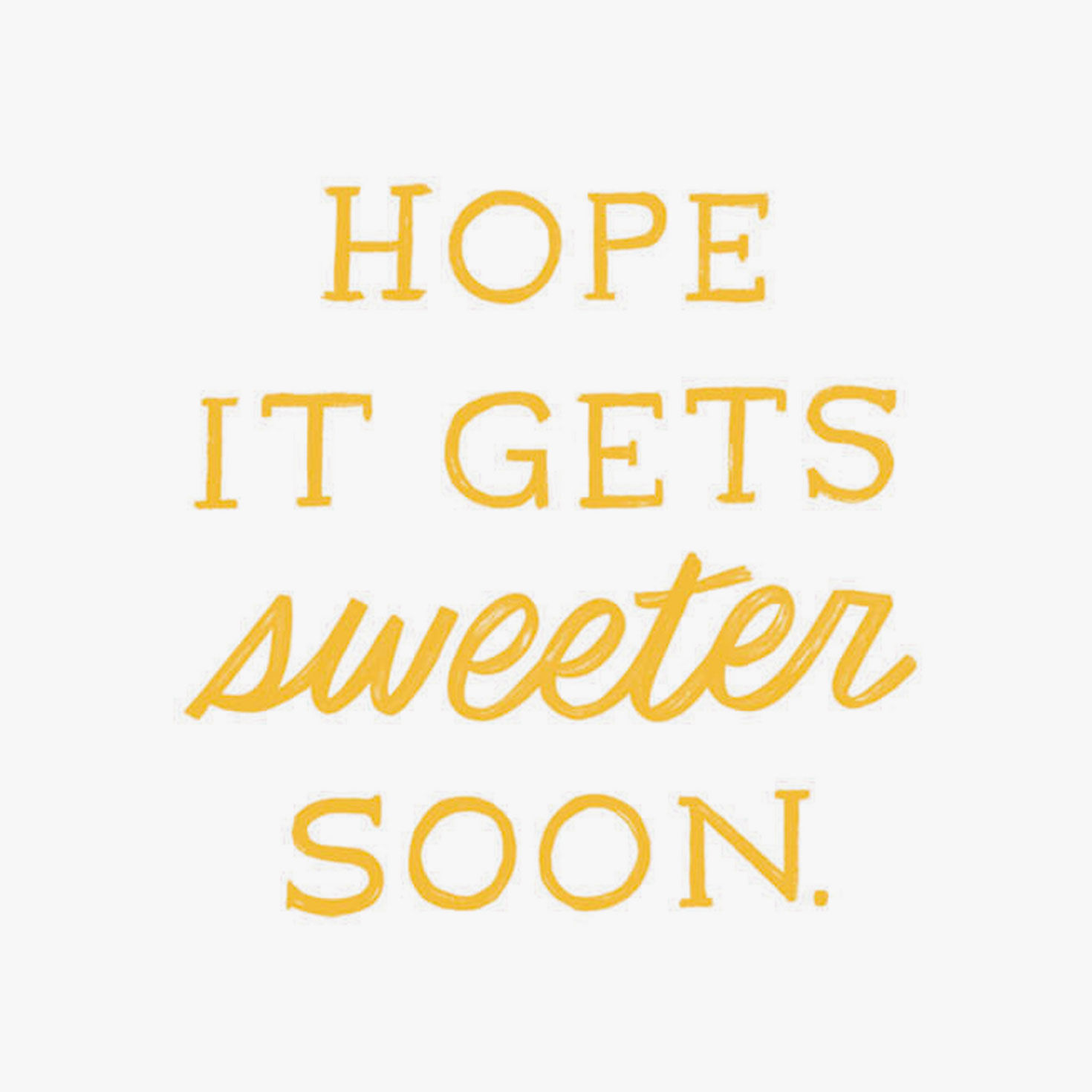 Sliced Lemons on Blue Encouragement Card Sentiment image number 2