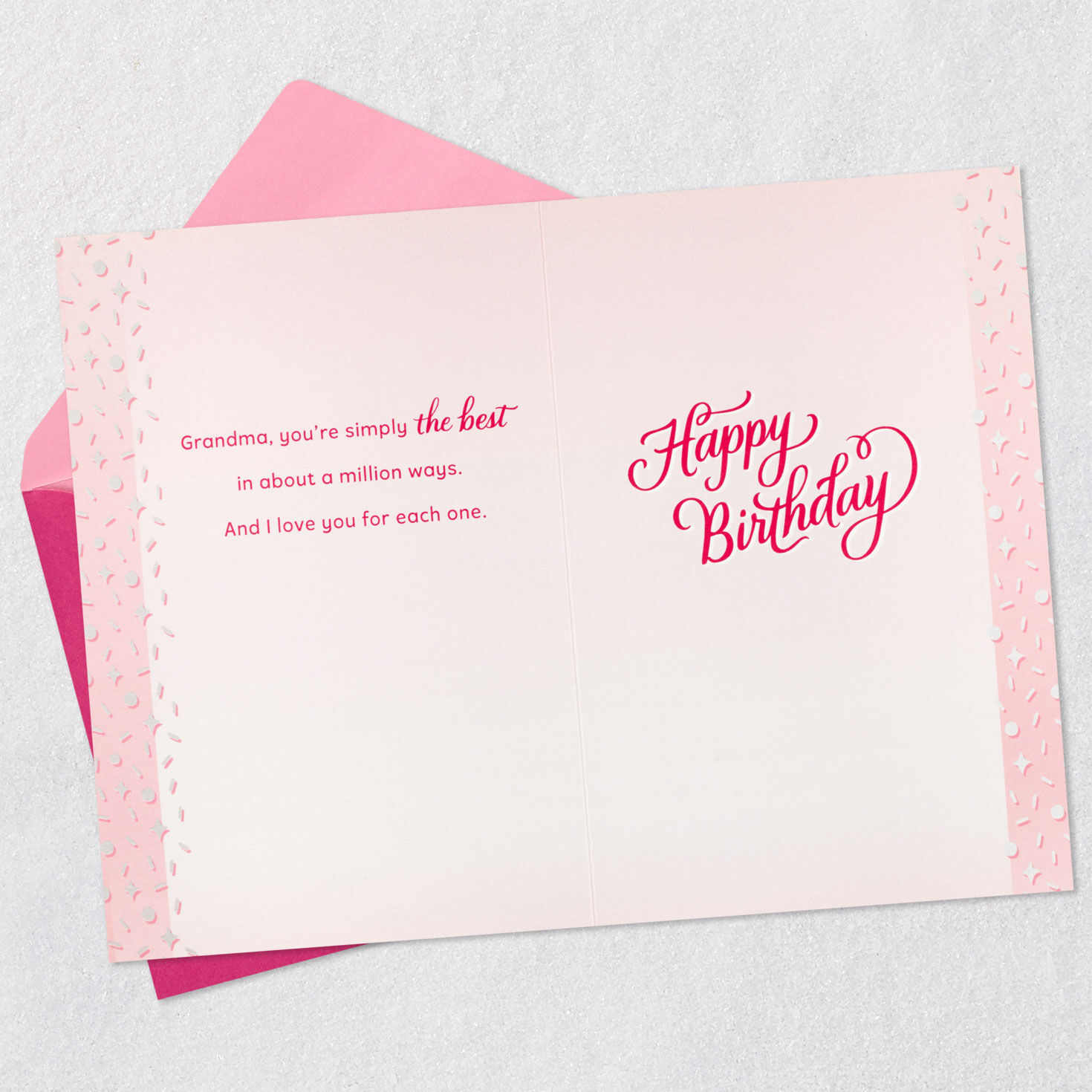 The Best in a Million Ways Birthday Card for Grandma for only USD 6.59 | Hallmark