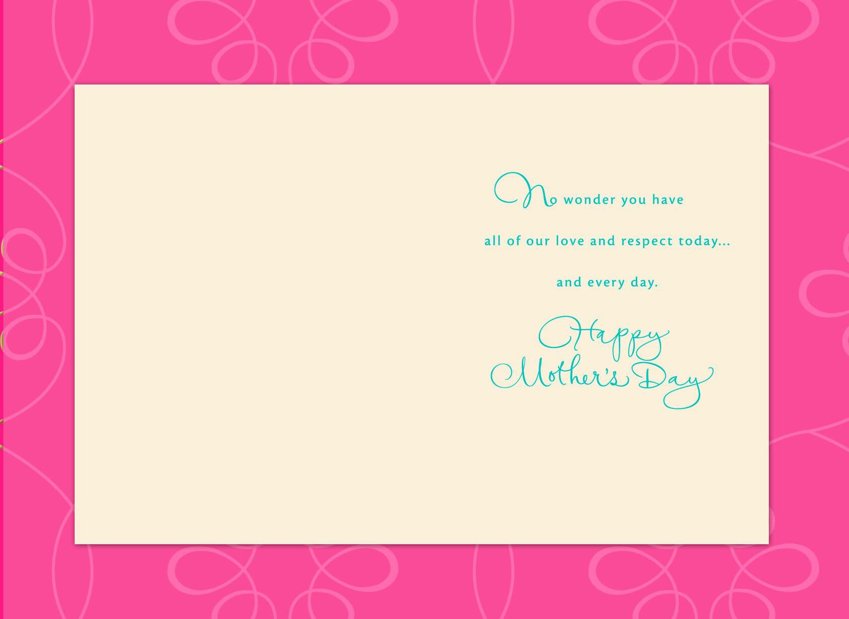 You Give Your All Mother's Day Card