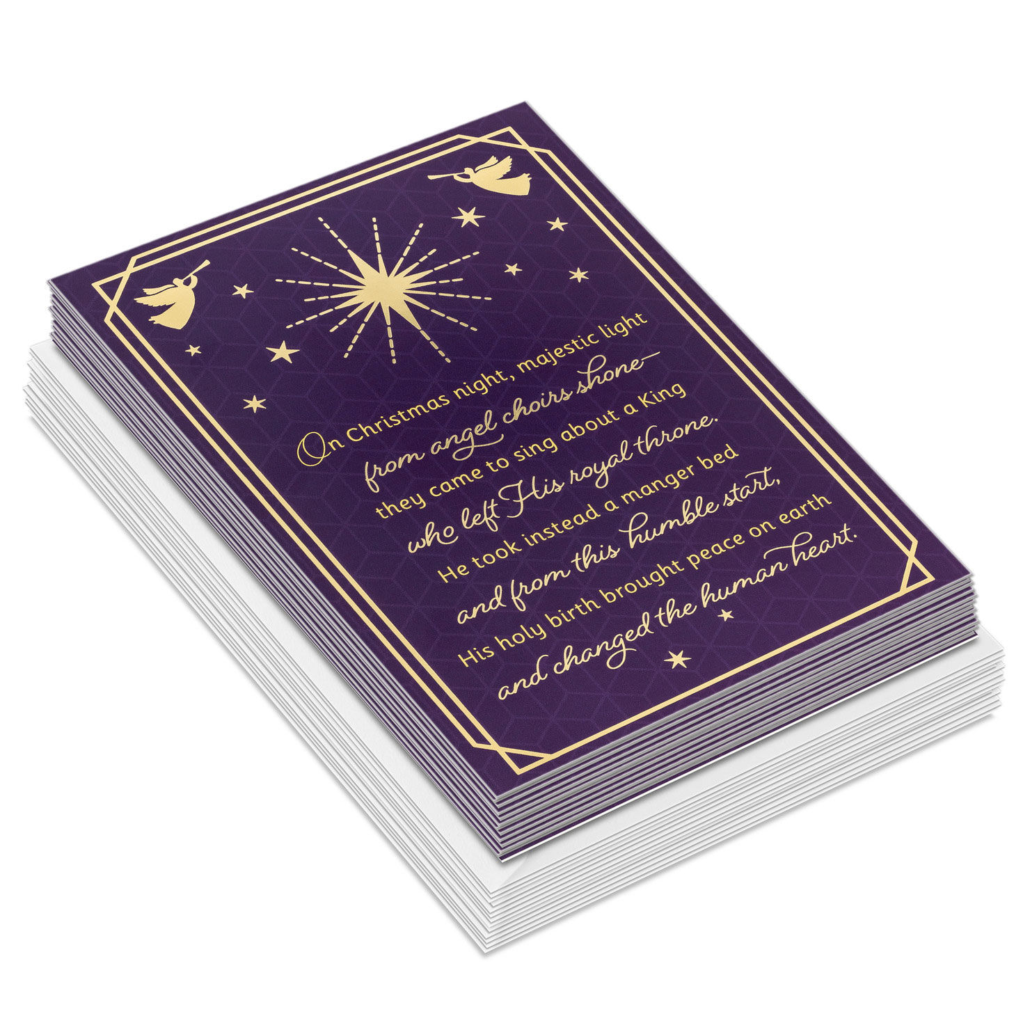 Angels DaySpring Religious Christmas Cards stacked front image number 2