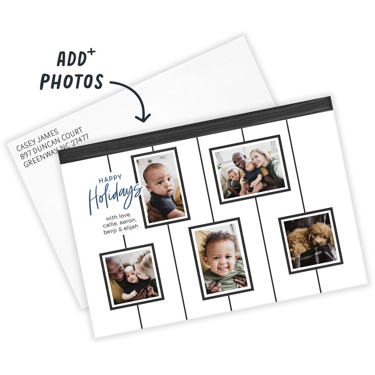 Family Gallery Flat Holiday Photo Card, , large image number 3