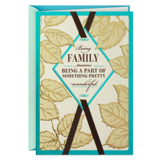 Wonderful Being Family With You Birthday Card, 