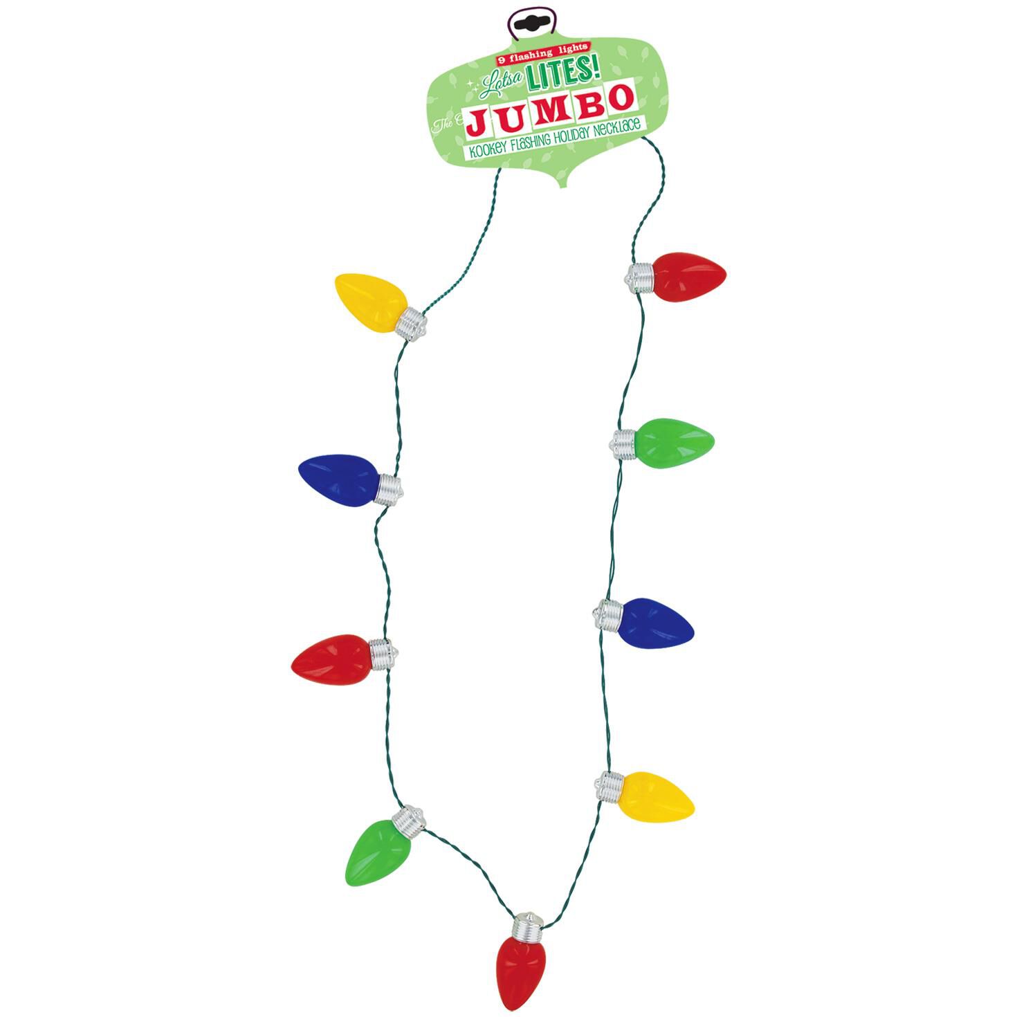 Lotsa lights holiday necklace clearance