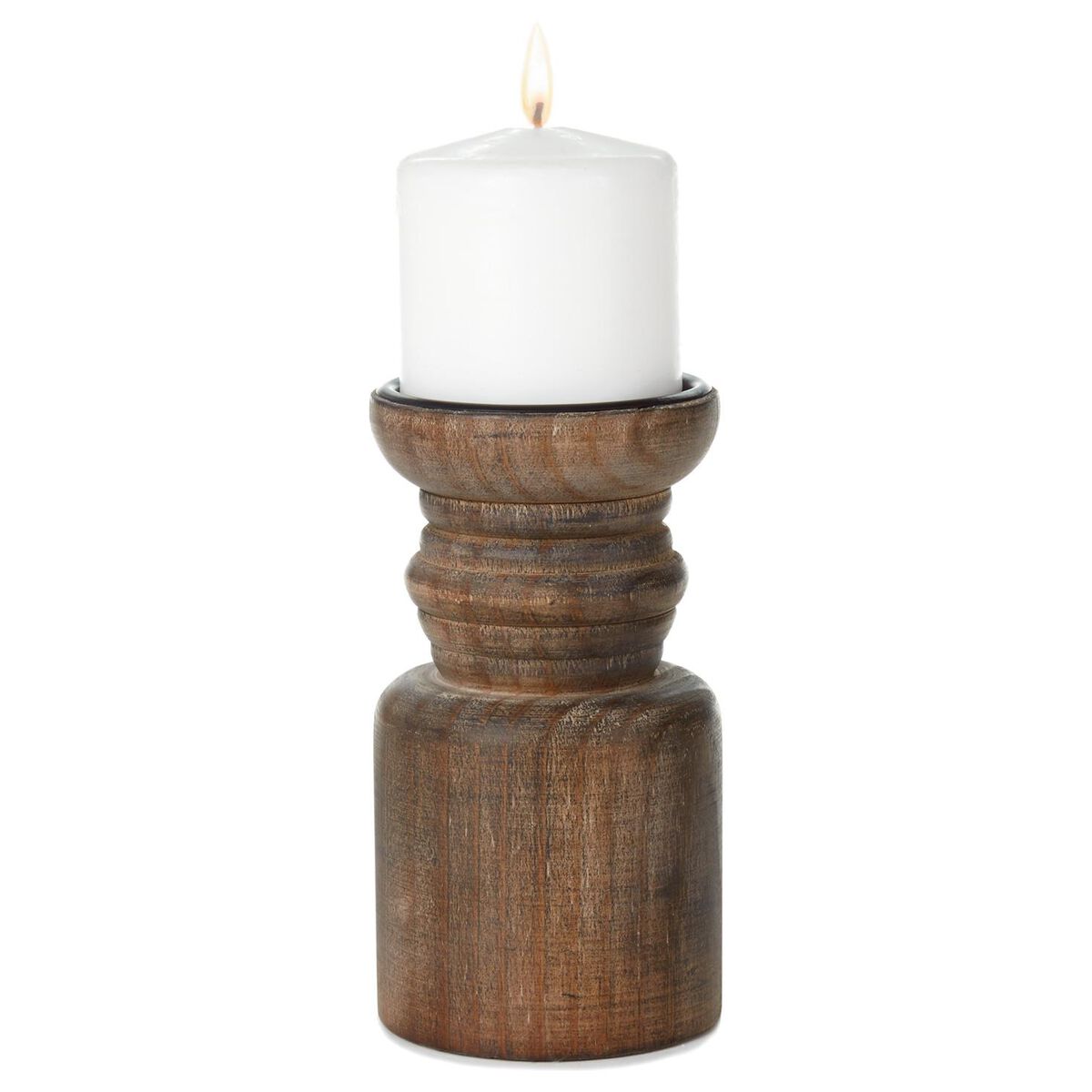 Medium Wood Pillar Candle Holder, 7" Candles Hallmark