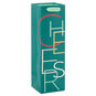 Cheers on Green Wine Gift Bag Front image number 1