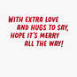 Love and Hugs Penguins Video Greeting Christmas Card, , large image number 3