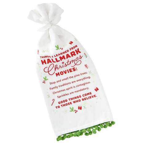 Things I Learned From Hallmark Movies Tea Towel, , large
