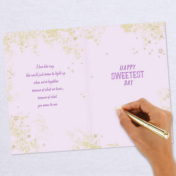 You & Me Star Constellation Sweetest Day Card, , large image number 6