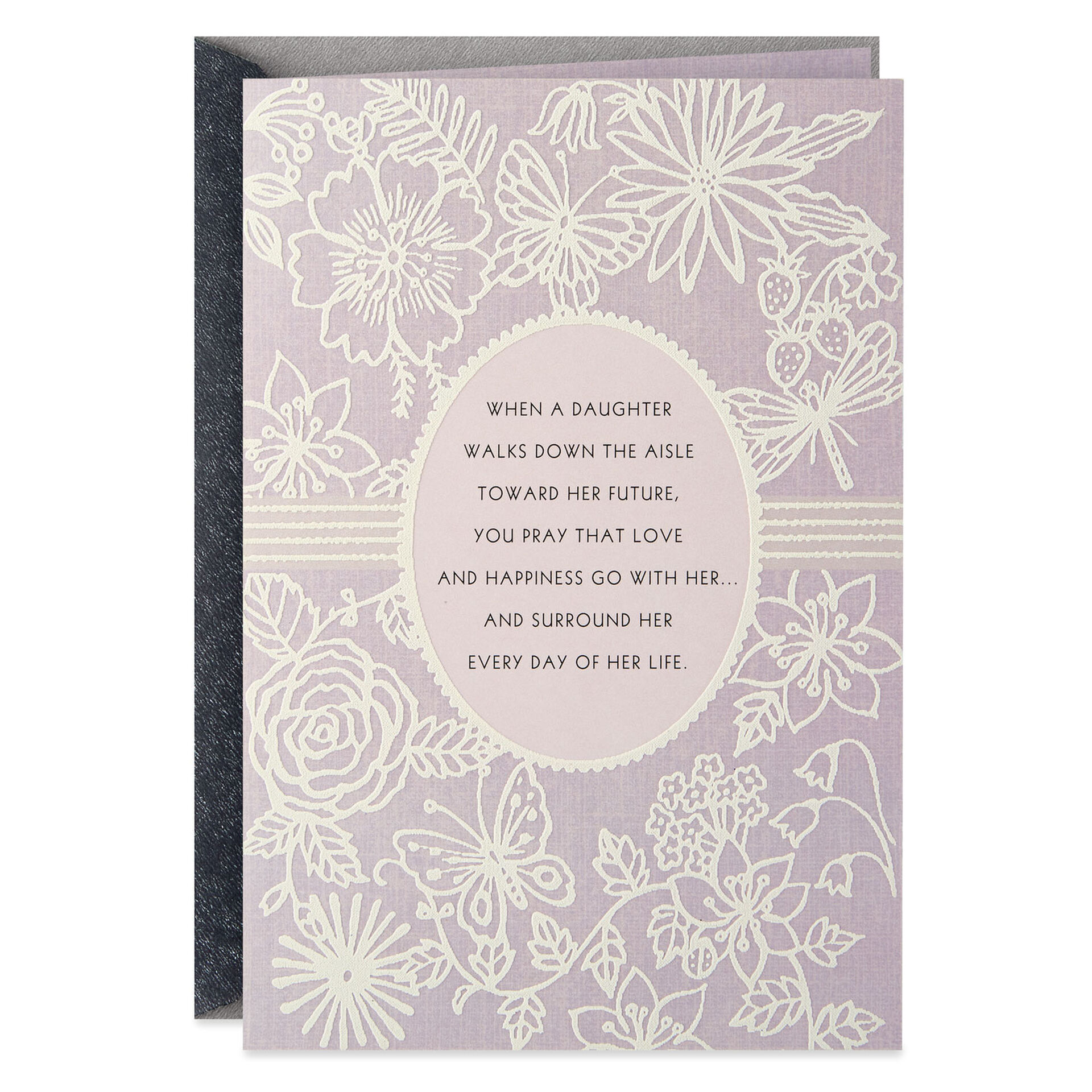 Blessings And Love Wedding Card For Daughter Greeting Cards Hallmark
